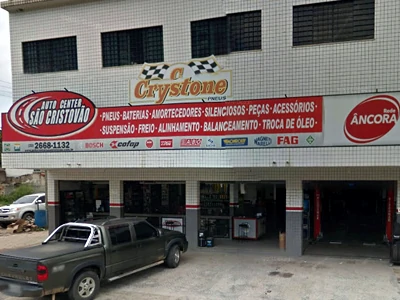 Fachada do Auto Center São Cristóvão em Silva Jardim
